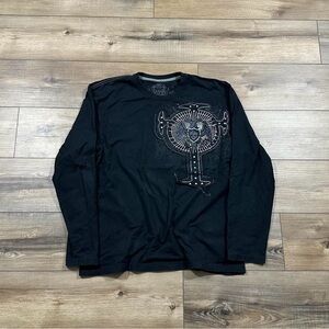 Vintage 2000s Y2K Marc Ecko Affliction Like Long Sleeve Grunge Tee